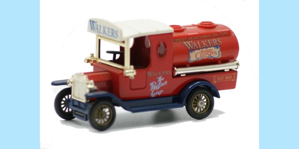 LLEDO: LP008 028 - 1920 FORD MODEL 'T' TANKER - WALKERS CRISPS - MINT - BOXED
