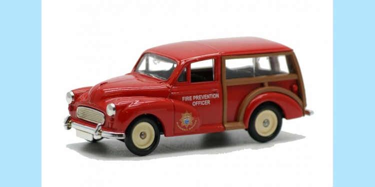 LLEDO: LP065 010 - 1960 MORRIS MINOR TRAVELLER - LONDON'S BURNING - MINT -  BOXED