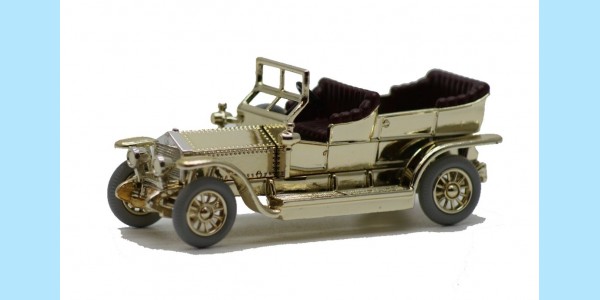 LLEDO: DG032 003 - GOLD - 1907 ROLLS ROYCE SILVER GHOST - COLLECTORS EDITION - MINT - BOXED