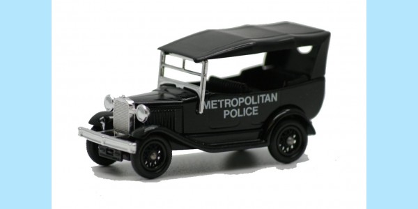 LLEDO: LP014 003 - 1930 FORD MODEL 'A' SALOON WITH HOOD - POLICE - MINT - BOXED