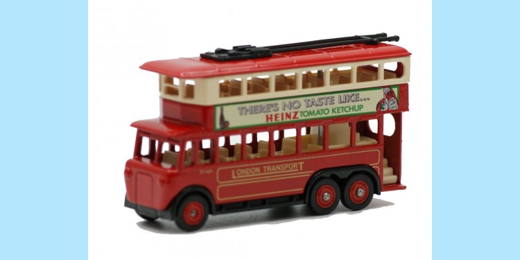 LLEDO: LP041 079 - 1928 KARRIER TROLLEY BUS - HEINZ KETCHUP - MINT - BOXED