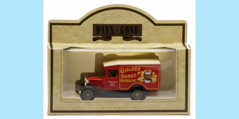 LLEDO: DG013 055A - 1929 FORD MODEL A VAN - GOLDEN SHRED - MINT - BOXED
