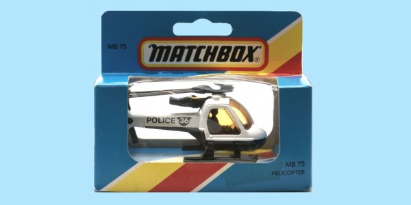 MATCHBOX: MB75E HELICOPTER 'POLICE' - BOX M - NEW - SEALED