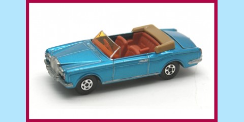 MATCHBOX SUPERFAST: 69A - ROLLS ROYCE SILVER SHADOW - METALLIC BLUE - BOX F2