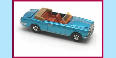 MATCHBOX SUPERFAST: 69A - ROLLS ROYCE SILVER SHADOW - METALLIC BLUE - BOX F2
