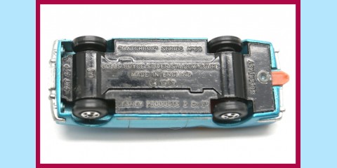 MATCHBOX SUPERFAST: 69A - ROLLS ROYCE SILVER SHADOW - METALLIC BLUE - BOX F2