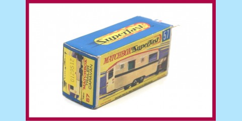 MATCHBOX SUPERFAST: 57B ECCLES CARAVAN - BOXED - MINT