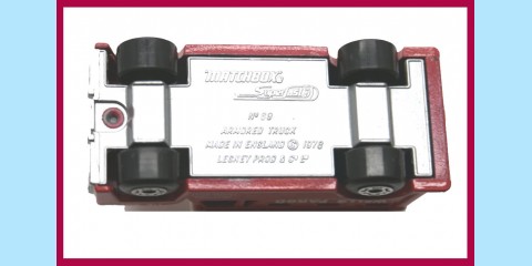 MATCHBOX SUPERFAST: 69C SECURITY TRUCK - BOX K - EXCELLENT