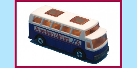 MATCHBOX SUPERFAST: 65B AIRPORT COACH - AMERICAN - BOX K - MINT