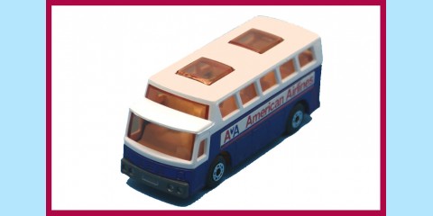 MATCHBOX SUPERFAST: 65B AIRPORT COACH - AMERICAN - BOX K - MINT
