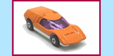MATCHBOX SUPERFAST: 66B - MAZDA RX500 - ORANGE/WHITE - NEAR MINT - BOX I1