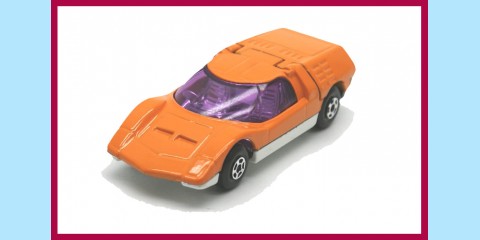 MATCHBOX SUPERFAST: 66B - MAZDA RX500 - ORANGE/WHITE - NEAR MINT - BOX I1