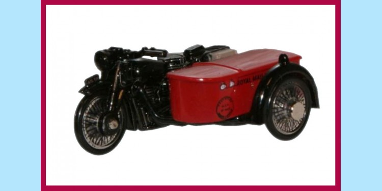 OXFORD: 76BSA003 BSA MOTORCYCLE - ROYAL MAIL - NEW