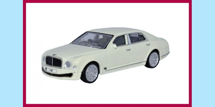OXFORD: 76BM001 - 2012 BENTLEY MULSANNE - WHITE - NEW