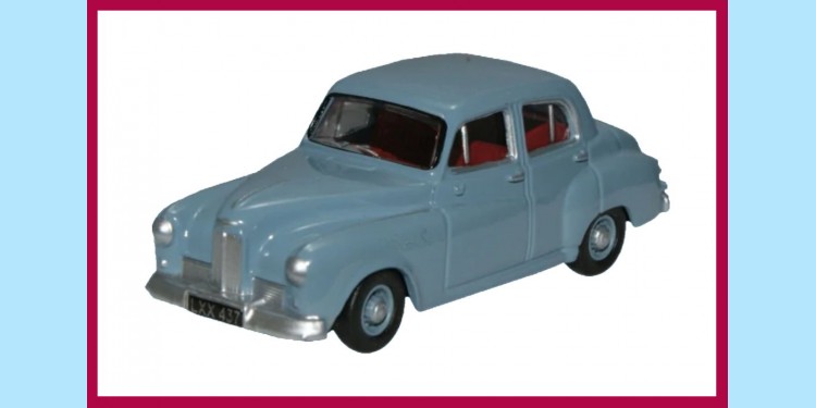OXFORD: 76HH003 - 1950 HUMBER HAWK - WINDSOR BLUE - NEW