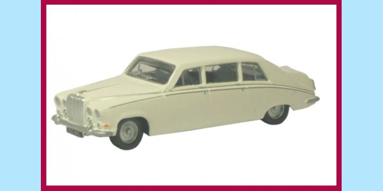OXFORD: 76DS001 - DAIMLER DS420 LIMOUSINE - WHITE - NEW