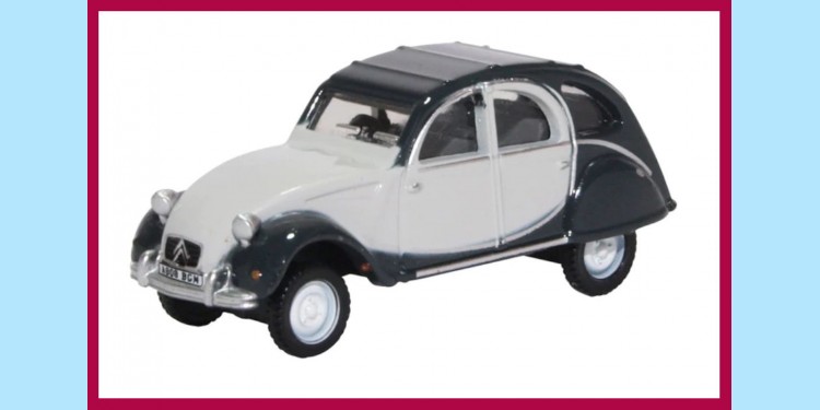 OXFORD: 76CT006 - CITROEN 2CV CHARLESTON - GREY - NEW OXFORD: 76CT006 - CITROEN 2CV CHARLESTON - GREY - NEW