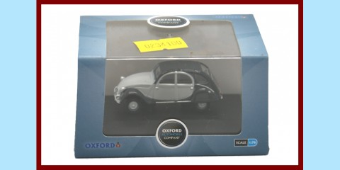 OXFORD: 76CT006 - CITROEN 2CV CHARLESTON - GREY - NEW OXFORD: 76CT006 - CITROEN 2CV CHARLESTON - GREY - NEW