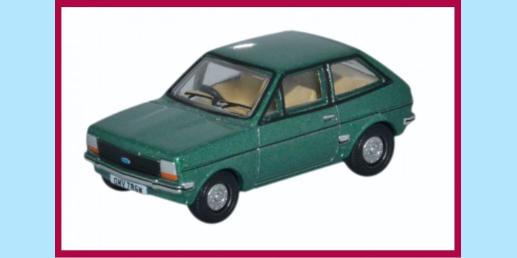 OXFORD: 76FF005 - FORD FIESTA MKI - GREEN - NEW