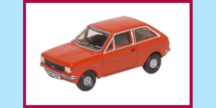 OXFORD: 76FF006 - FORD FIESTA MKI - RED - NEW