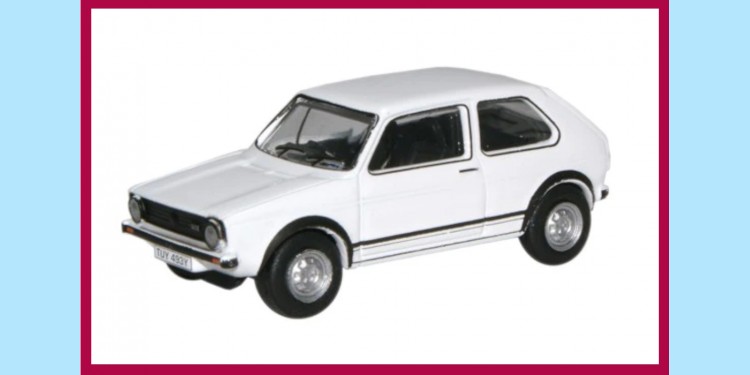 OXFORD: 76GF003 - VOLKSWAGEN GOLF GTi - WHITE - NEW