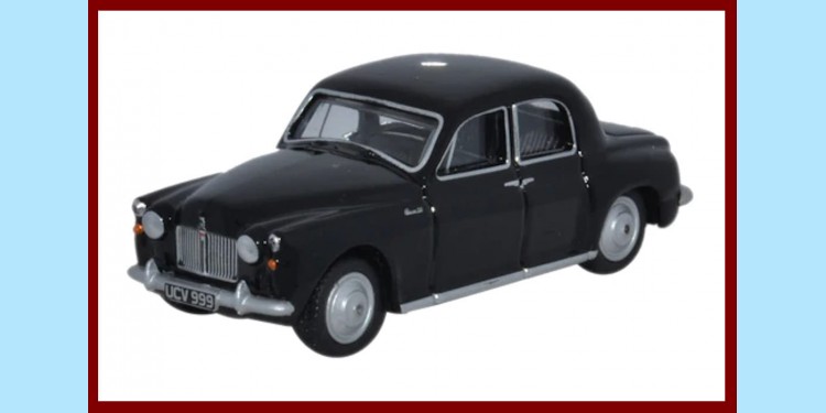 OXFORD: 76P4003 - ROVER P4 - BLACK - POLICE - NEW