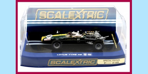 SCALEXTRIC: C3222 - TEAM LOTUS 49 - 1967 JIM CLARK - LIMITED EDITION - NEW