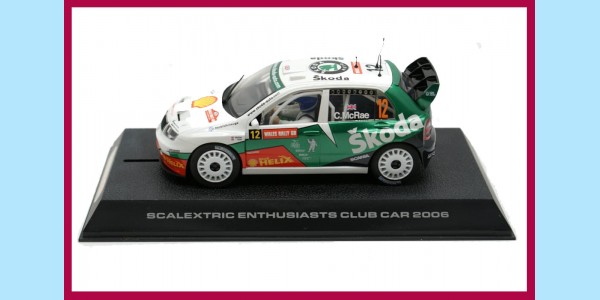 SCALEXTRIC: C2645 - SKODA FABIA WRC - COLIN McRAE - MINT