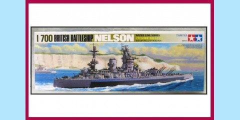 TAMIYA: 104 - BRITISH BATTLESHIP NELSON/ 30 - JAPAN DESTROYER SHIRATUYU 