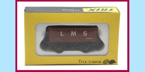 TRIX: 1631 LMS 7 PLANK WAGON - ORIGINAL BOX - NEAR MINT